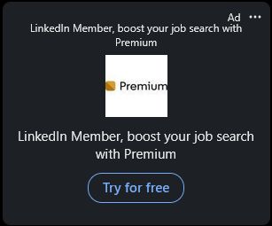 LinkedIn Member, boost your job search with Premium