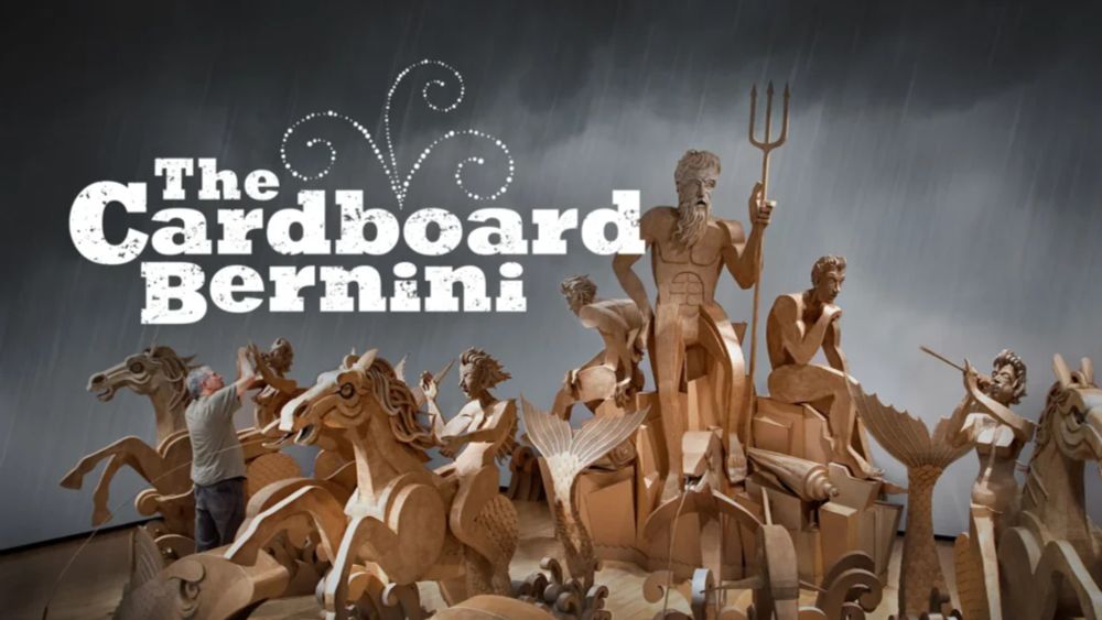 The Cardboard Bernini: An Artist Spends 4 Years Building a Giant Cardboard Fountain Inspired by the ...