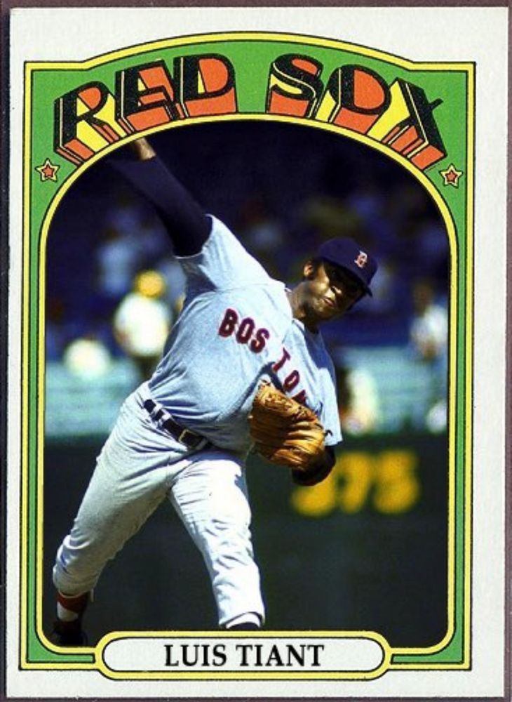 Photo of Luis Tiant. Circa 1972. 