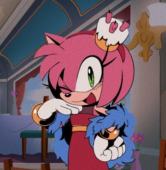 a screenshot of amy rose from murder of sonic the hedgehog