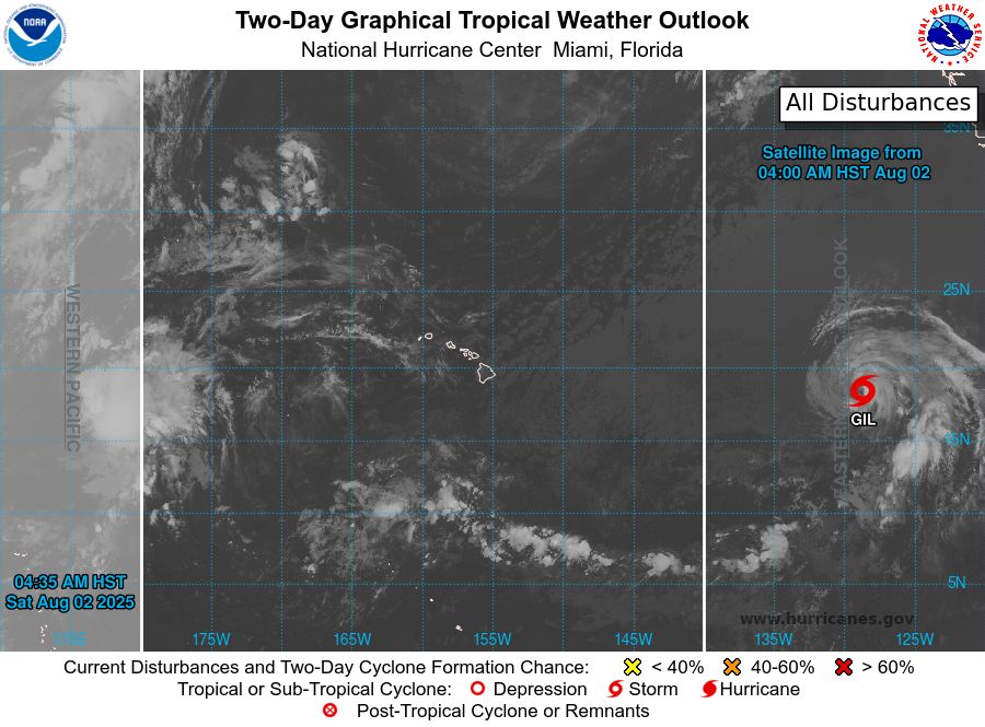 Central North Pacific 2-Day Graphical Outlook Image