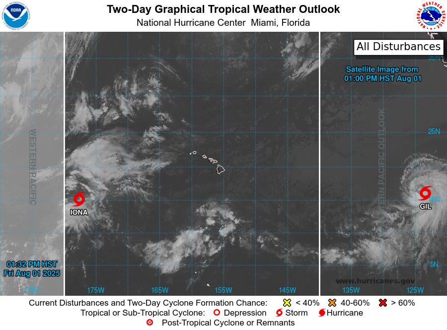 Central North Pacific 2-Day Graphical Outlook Image