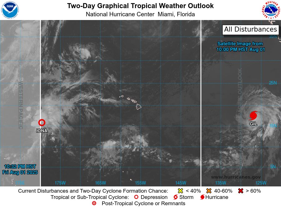 Central North Pacific 2-Day Graphical Outlook Image