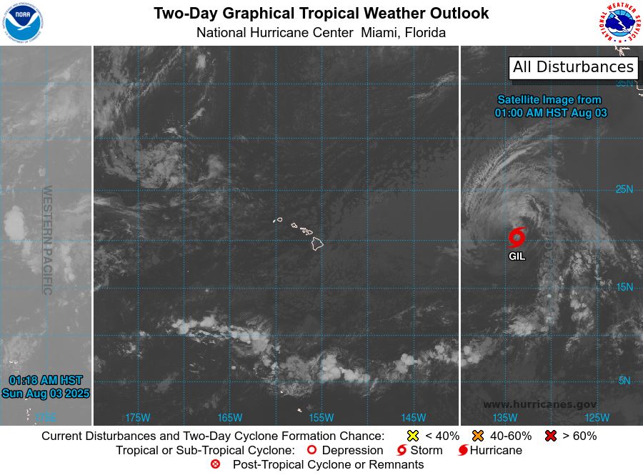 Central North Pacific 2-Day Graphical Outlook Image