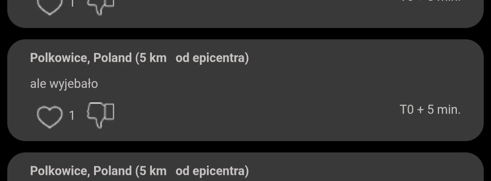 Komentář k zemětřesení v Polsku 