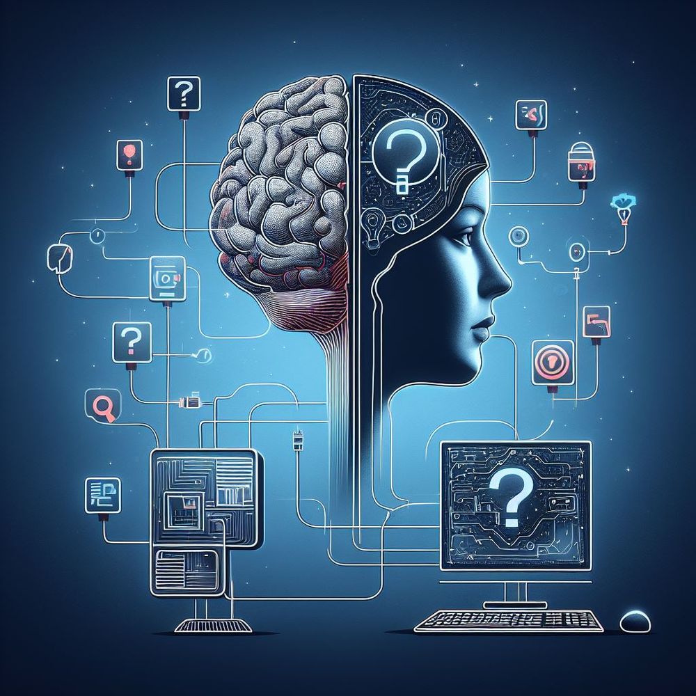 A symbolic analogy between brains and AI