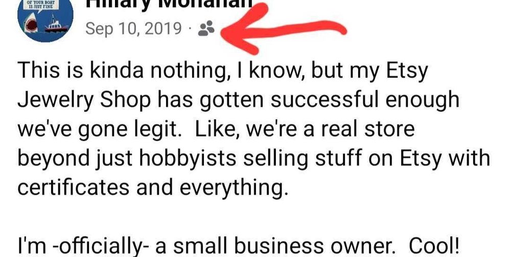 This is nothing I know, but my Etsy jewelry shop has gotten successful enough we've gone legit. Like we're a real store beyond just hobbyists selling stuff on etsy with certificates and everything. I am officially a small business owner. Cool! Dated 9/10/2019.