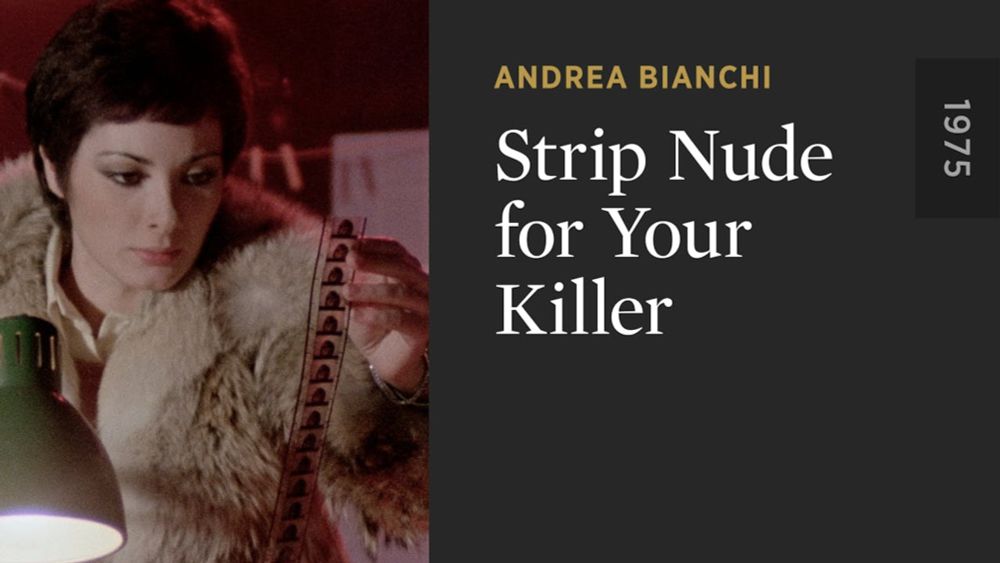 Strip Nude for Your Killer - Giallo! - The Criterion Channel