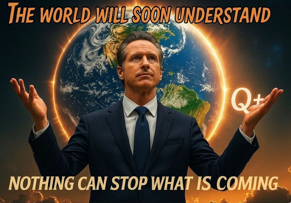 The world will soon understand. Nothing can stop what is coming. #Trump #GavinNewsom