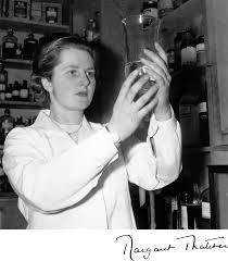 An image of a young Margaret Thatcher at a time when she was a food chemist responsible for bring Mr Whippy ice cream to the UK, before she later became a Conservative MP and then Prime Minister, impacting global events for over a decade and damaging Britain and its people for decades after. 
