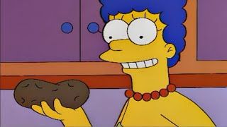 Marge Simpson thinking things are neat. 