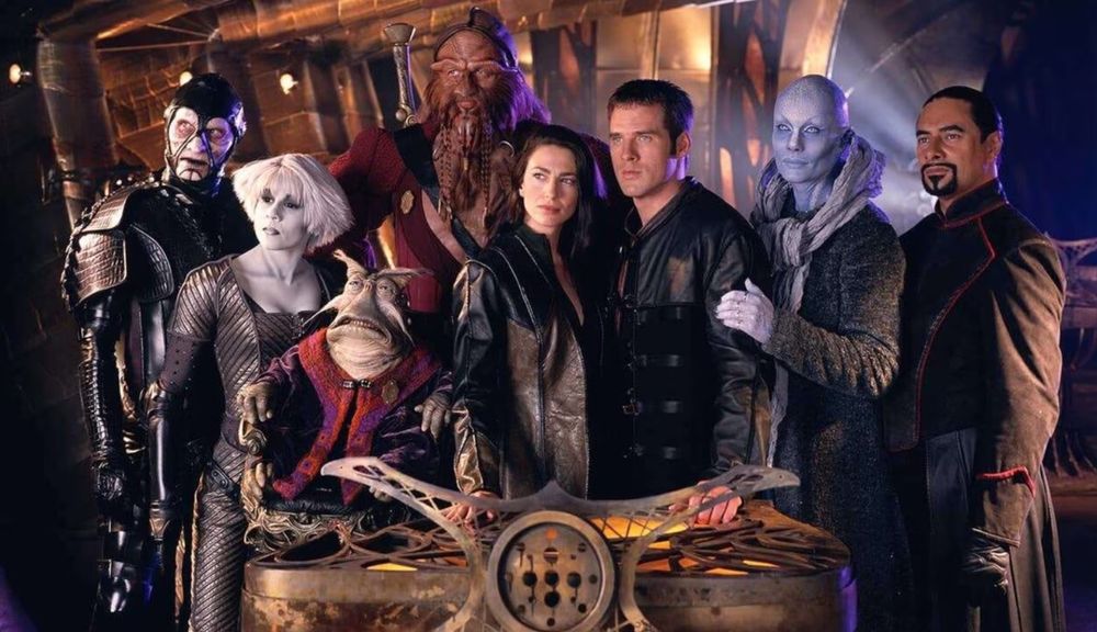 The characters from the show Farscape, including lots of aliens