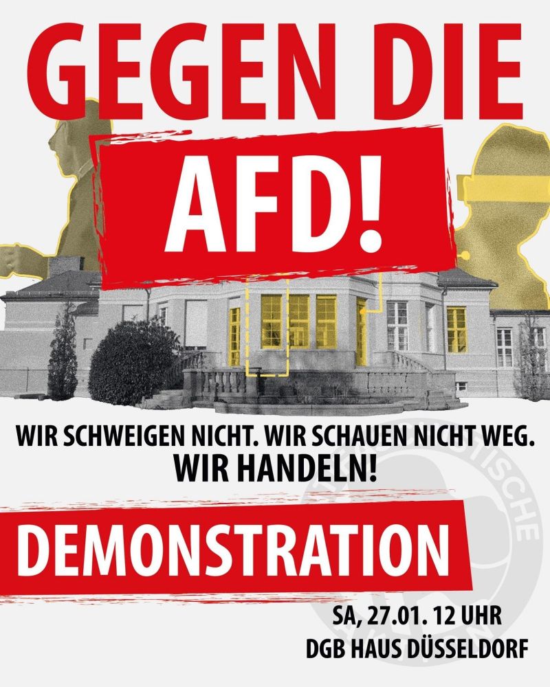 Demo am 27.01. in Düsseldorf gegen die AfD