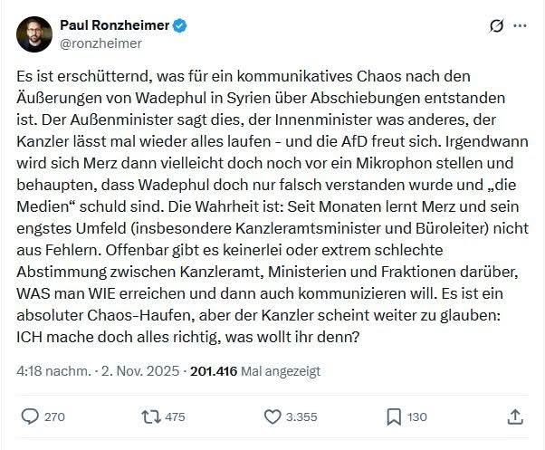 Ein Beitrag eines Journalisten zum Thema 