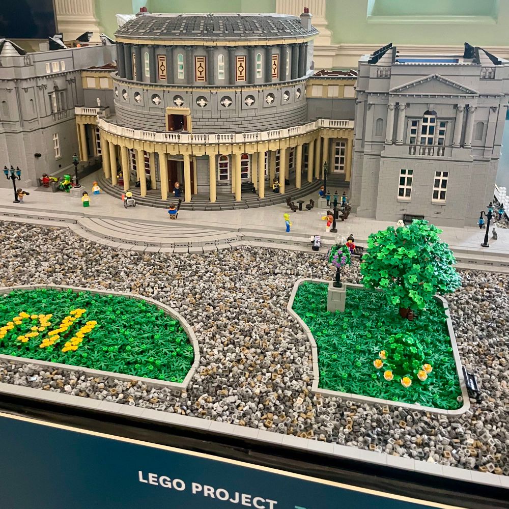 A Lego model of the classical style National Library of Ireland 