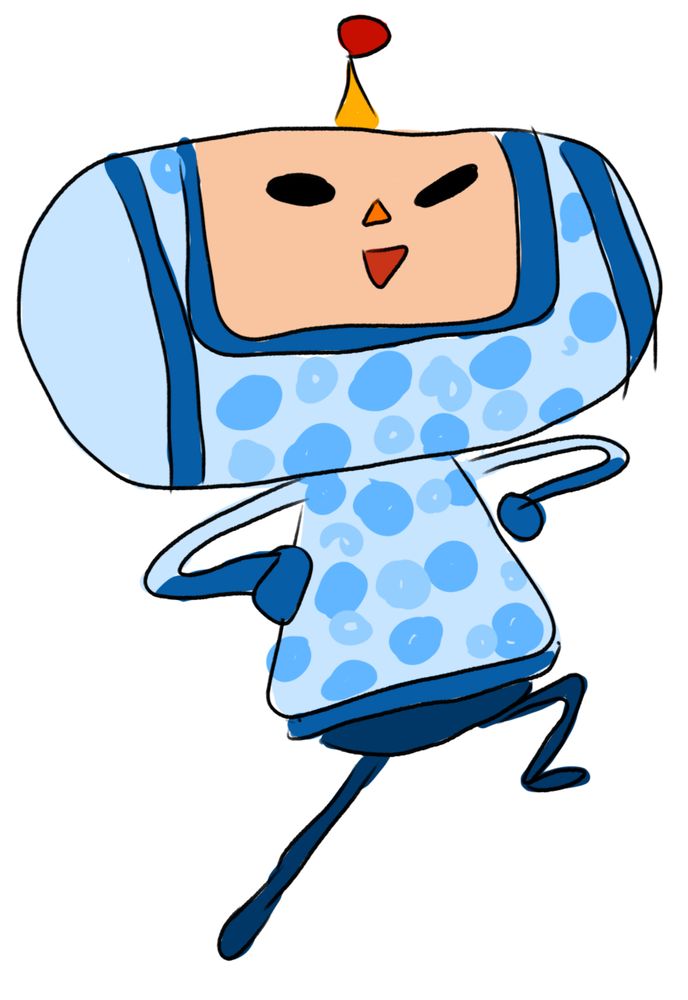 Fan art of cousin June, from Katamari Damacy.