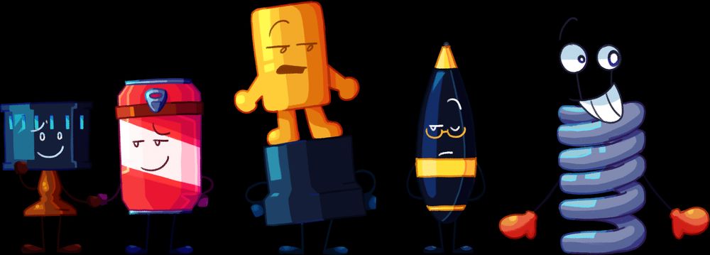 unvitationals doodles (zoetrope -> dr fizz -> groscer -> ballpoint pen -> springy)