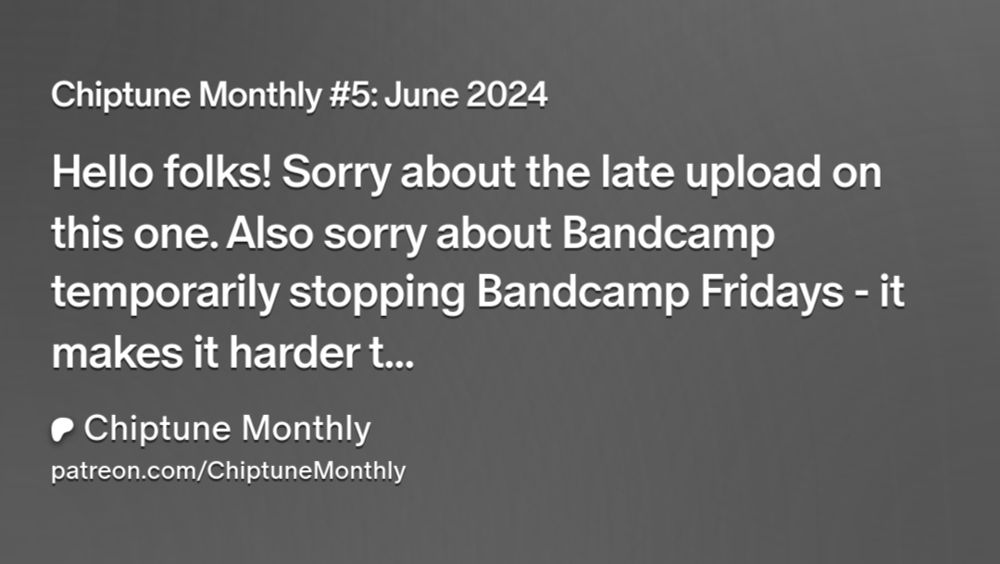 Chiptune Monthly #5: June 2024 | Chiptune Monthly