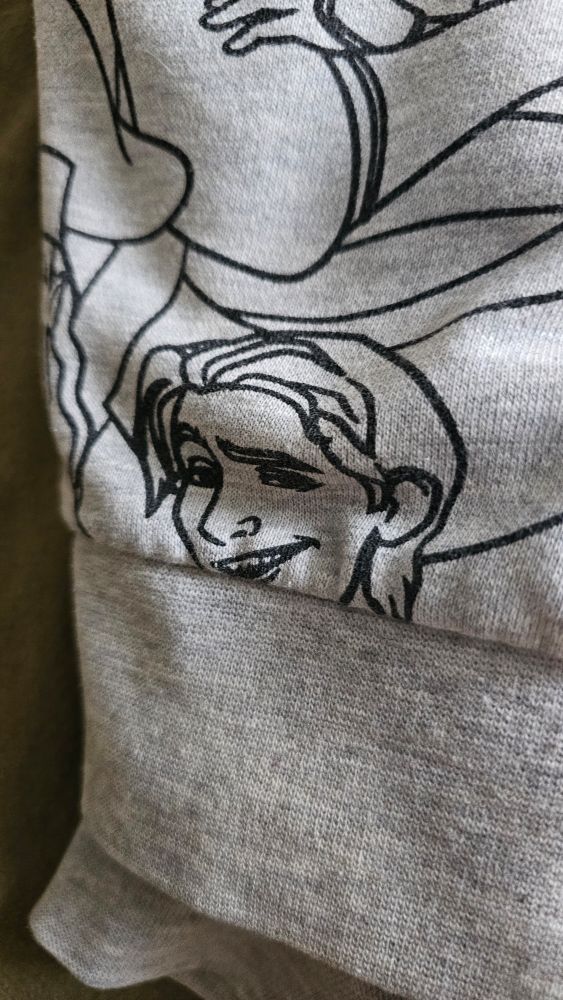 Janky looking Flynn Rider on a sweater.