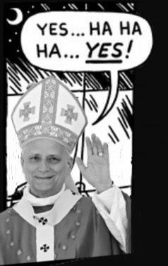 Sickos dot gif but it's the Pope looking in the window 