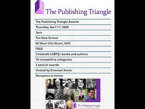 The 37th Annual Publishing Triangle Awards