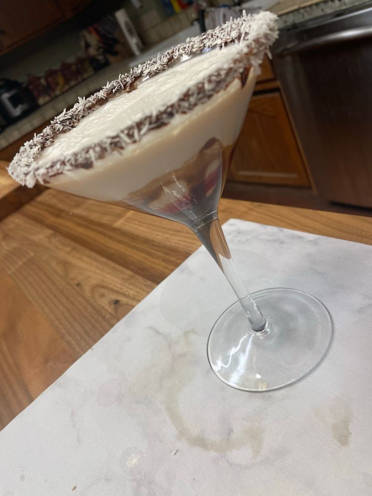 Almond joy martini