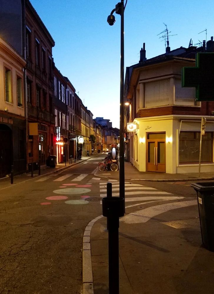 Moody street in Toulouse
