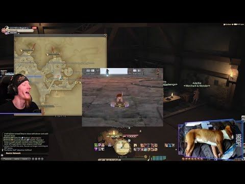 🤣 Tataru on a Roomba 🤣 (clip from Final Fantasy XIV) with @cozygoldfinch