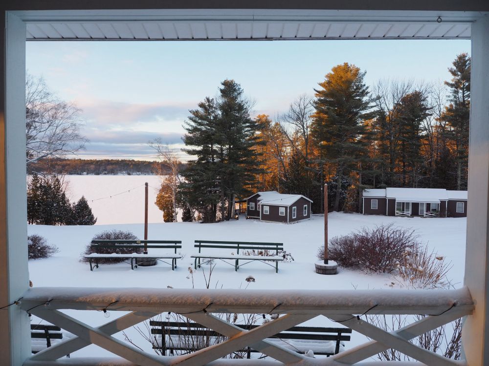 Winter wonderland in Maine