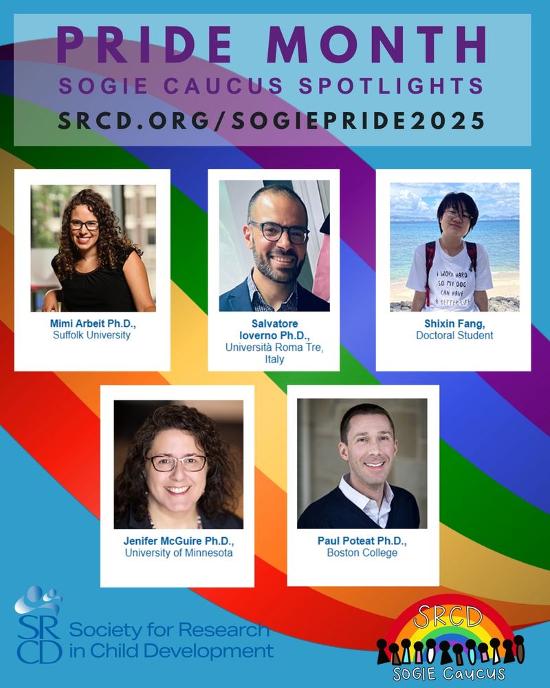 SRCD SOGIE 2025 Pride Month Member Spotlights