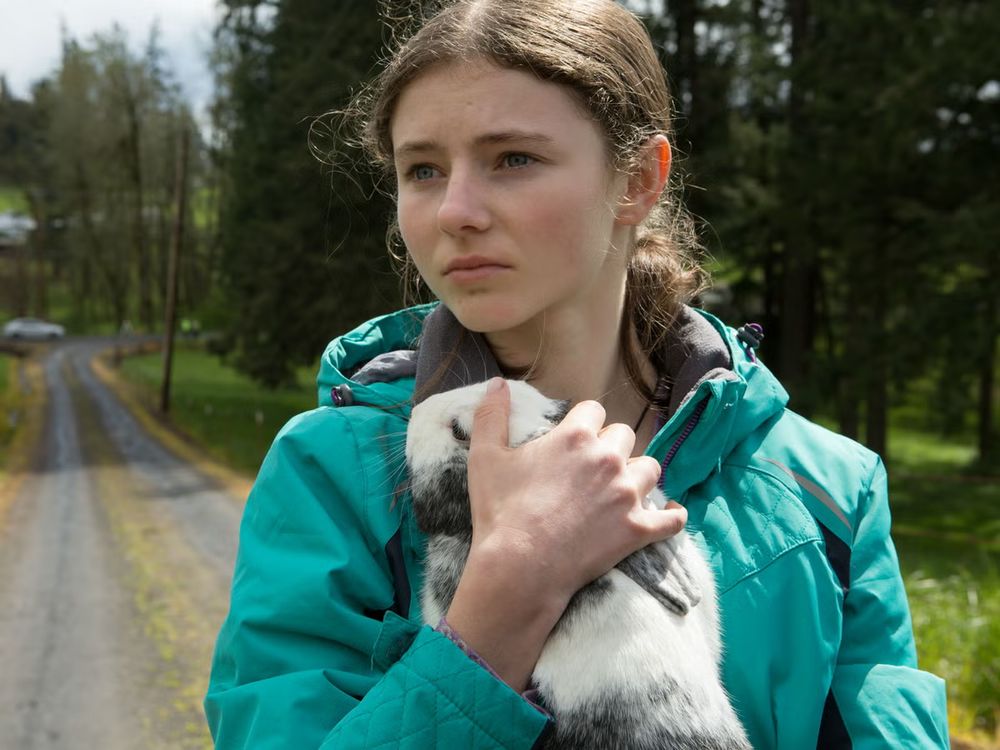 Tom (Thomasin McKenzie) in Leave No Trace