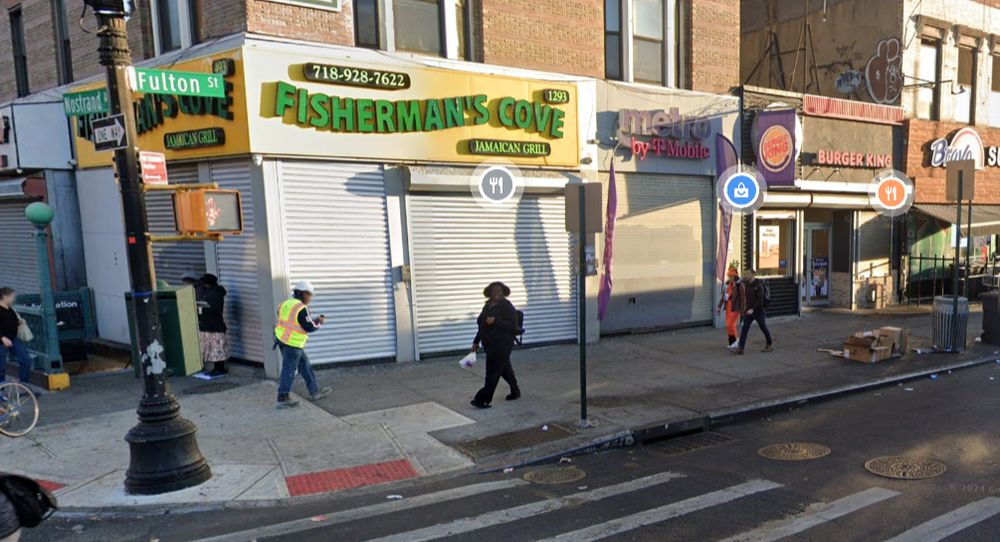 Burger king at the corner of Fulton & Nostrand in Brooklyn, NY
Clearly a great spot to get tattooed by a stranger.
Also actually across the street from a tattoo parlor...
