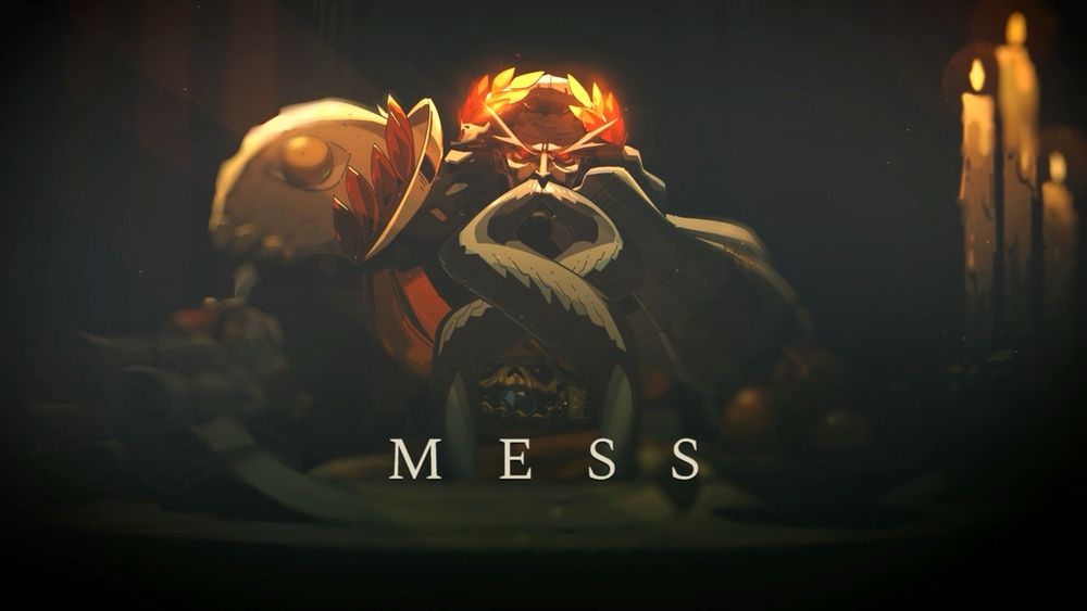 hades with text that says “m e s s”