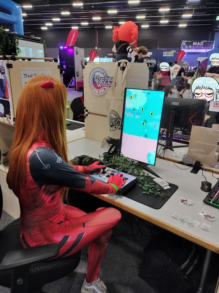 Asuka Cosplayer playing Warding Witches