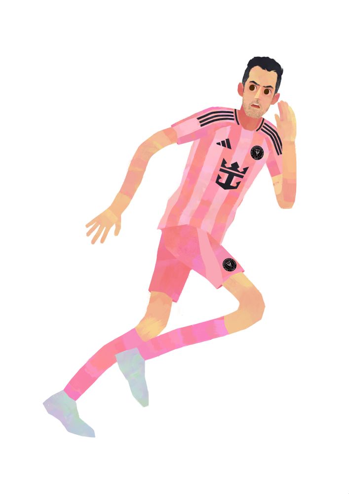 Sergio Busquets playing for Inter Miami