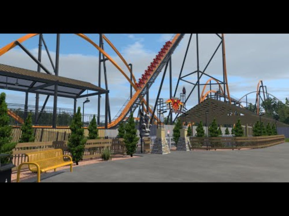 Jersey Devil Coaster - Six Flags Great Adventure [NoLimits 2]
