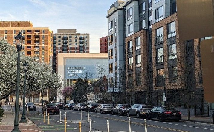 2nd St in downtown Silver Spring MD. Photo by Graham Reid.
