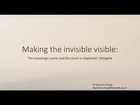 The messenger speech and the storm in Sophocles' Antigone Part 1: Making the invisible visible