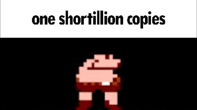 ONE SHORTILLION COPIES