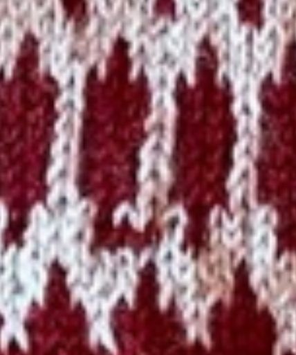 A mistake perhaps in a hand knit sweater
