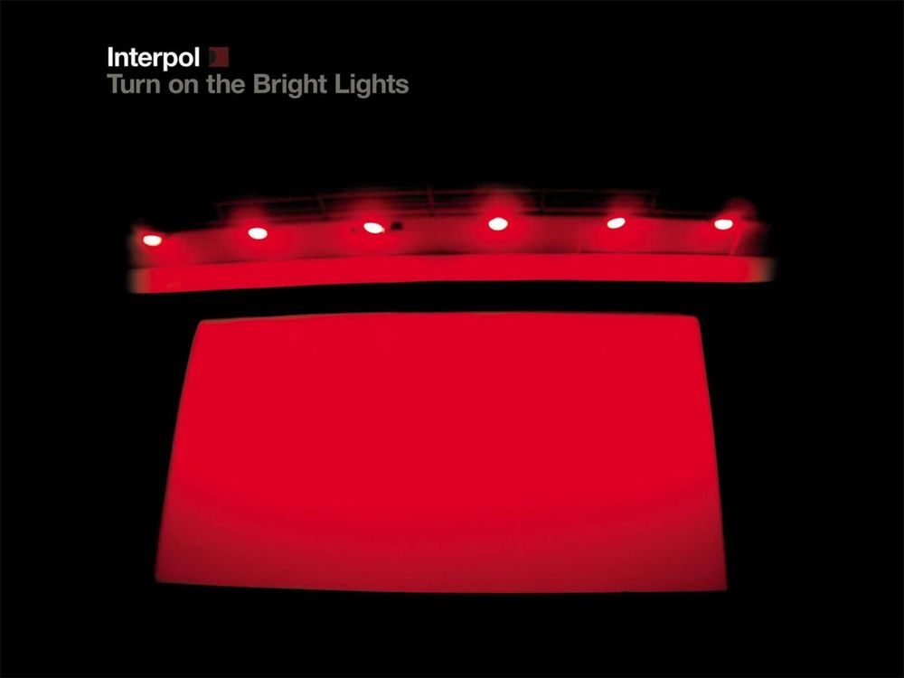 The cover of Interpol's Turn On the Bright Lights