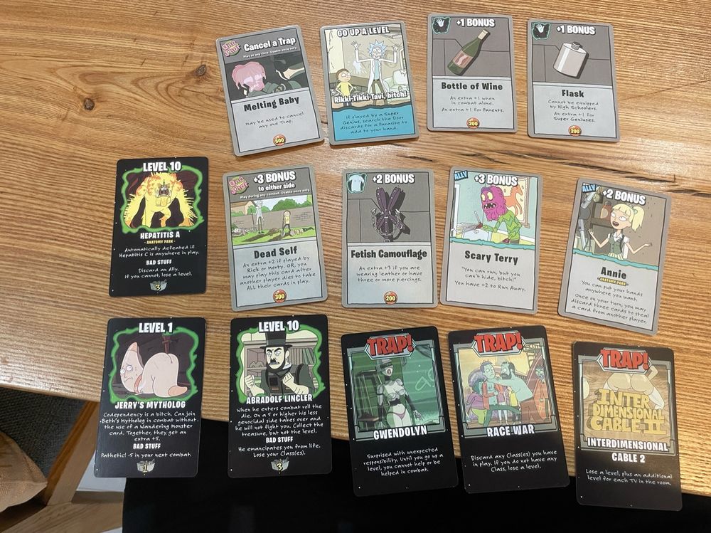 Munchkin cards rejected for being too offensive for a 5yo