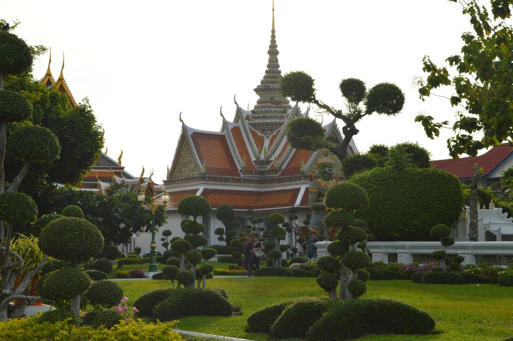 This is a picture of the Grand Palace grounds in Bangkok, Thailand.