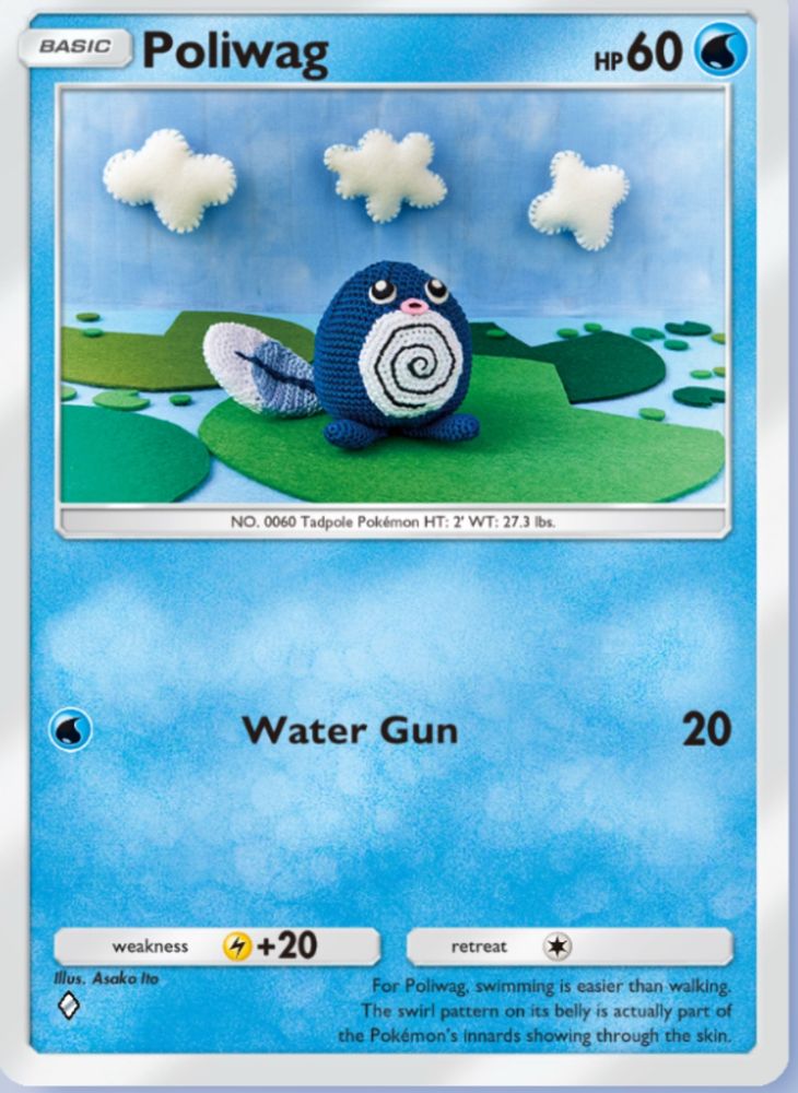 Poliwag Pokémon card 