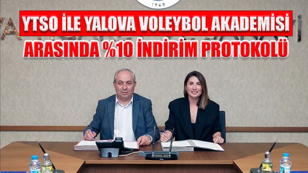 YTSO İLE YALOVA VOLEYBOL AKADEMİSİ ARASINDA %10 İNDİRİM PROTOKOLÜ - Yalova Çevre Haber Sitesi