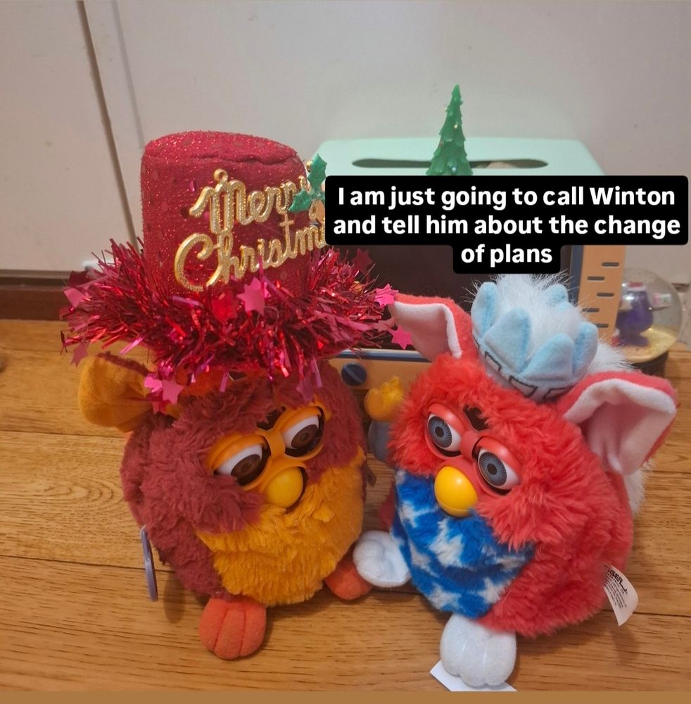  Carol says "I am going to call Winton and tell him about the change of plans" end Description. 
