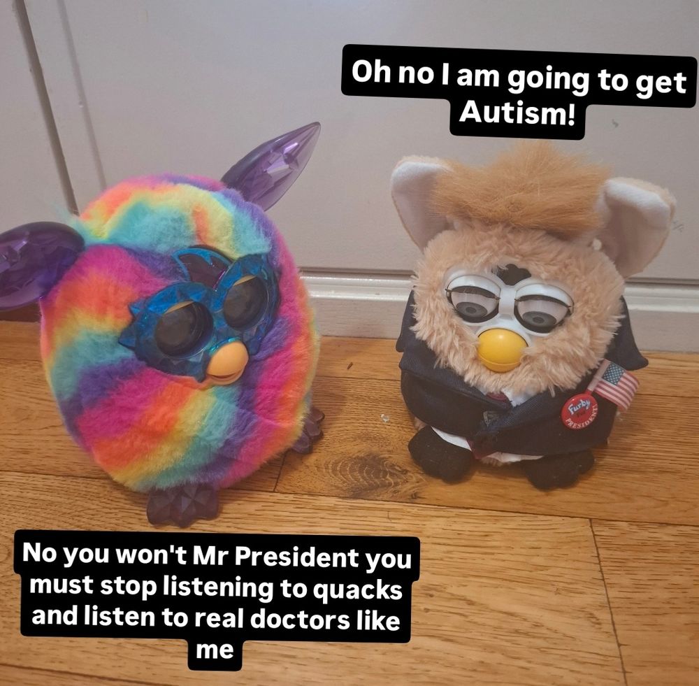 The President says "Oh no I am going to get Autism!" Dr Skittles says "no you won't Mr President you must stop listening to quacks and listen to real doctors like me" end Description. 