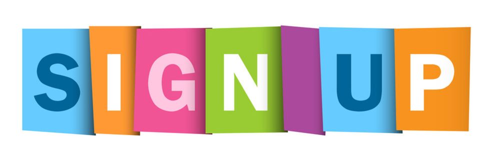 Sign up banner