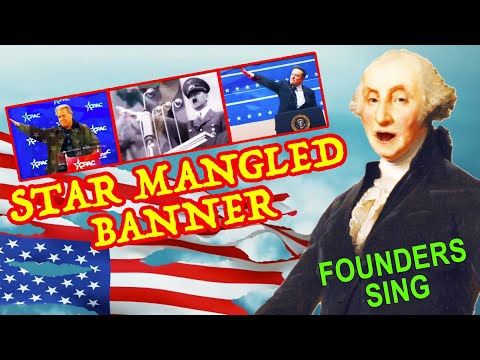 STAR MANGLED BANNER: Parody by Founders Sing + A Call to Frikkin' Action: Save Democracy from Trump!