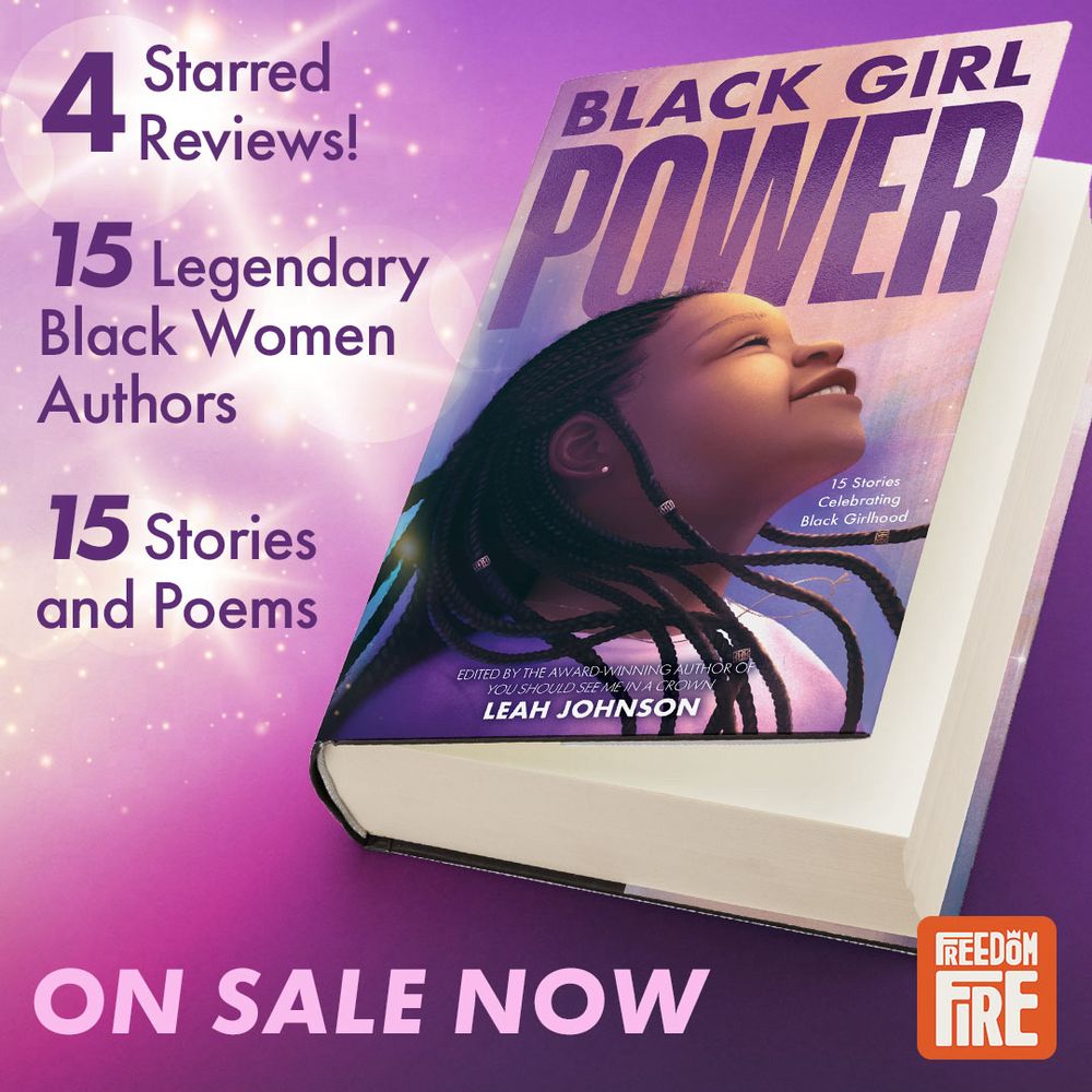 Book cover of a young black girl with braids, her face tilted up to the sky, smiling. 